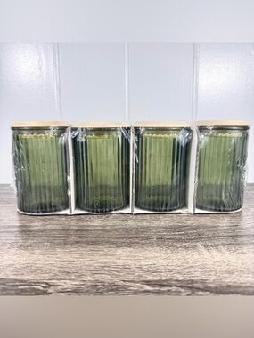 NEW Target Bullseye Playground Small Glass Jars